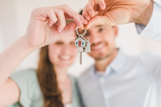 happy homeowner celebrating tax refund