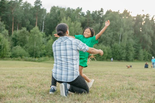 happy family celebrating financial freedom