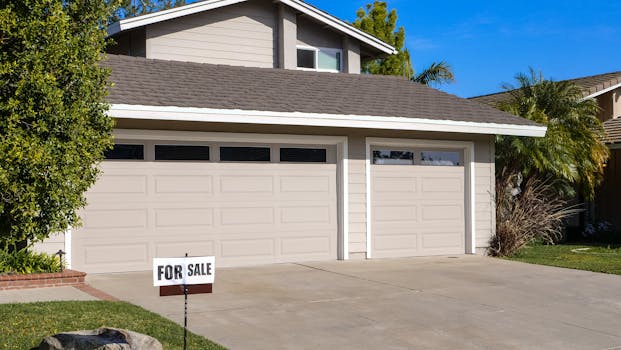 house with “For Sale” sign