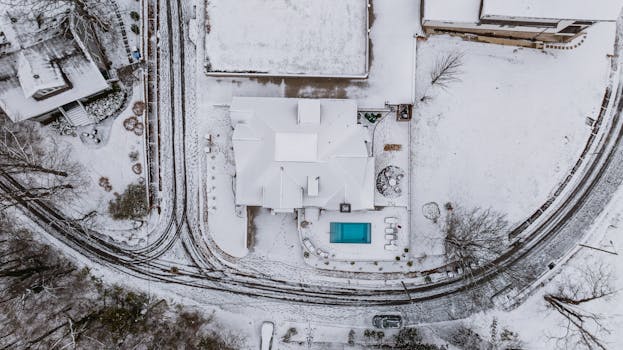 image of a suburban neighborhood with homes