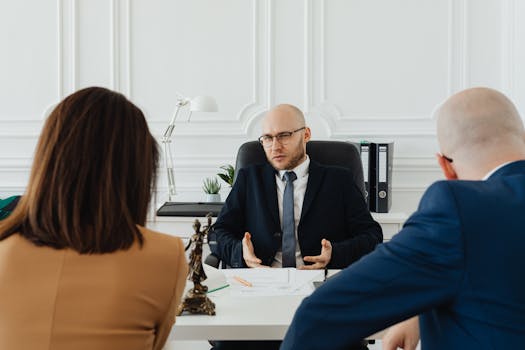 homeowner talking to a financial advisor